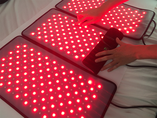 De geleide phototherapy van het de therapieapparaat van het apparaten660nm 810nm rode licht mat van de het huispdt fysiotherapie