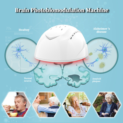 Lichttherapie Fotobiomodulatie Helm voor traumatische gebeurtenissen (beroerte, traumatisch hersenletsel en wereldwijde ischemie)